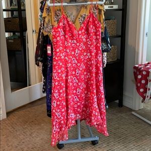 Beautiful red floral dress